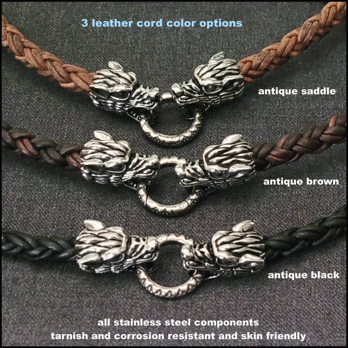 #head #snarling Guardian Wolves Tribal Braid Leather Cord Necklace with Large Beautifully Sculpted Mjolnir Thor's Hammer
$135.00
Get here https://t.co/ABiuO94IyP https://t.co/p0aV3cl7hR