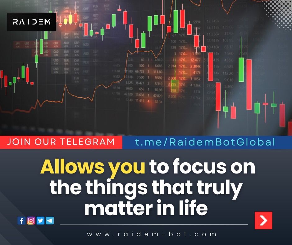 Allows you to focus on the things that truly matter in life.
Passive income.
TARGET PROFIT +6~14% MONTHLY
JOIN OUR TELEGRAM: t.me/RaidemBotGlobal

#passiveincome #money #Investing #trading #forex #investment #financialfreedom #business #earnmoney #millionaire