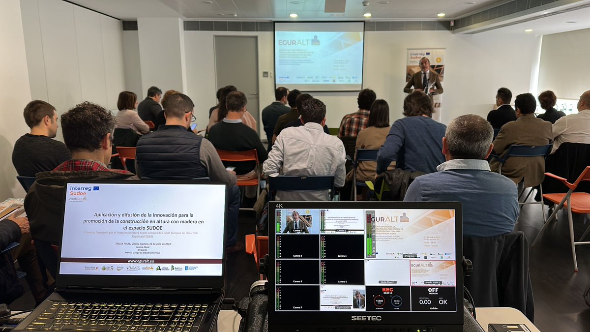 Baskegur's tweet photo. Comienza el taller final del Proyecto @eguralt
Carlos Quindós, Director General de #Visesa , ha dado la bienvenida y ha presentado a los ponentes.
Jacobo Aboal, Director de la Agencia Gallega de la Industria Forestal (#XERA) ha tomado la palabra.
#Baskegur #GureZura https://t.co/CvfWuvw7Uh