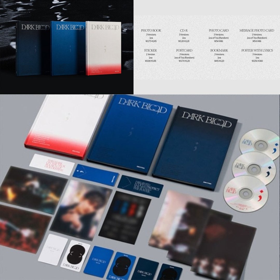 maseoul_'s tweet photo. 【𝙋𝙍𝙀】
🖤ENHYPEN - [DARK BLOOD] (Random Ver.)

✈️ 920฿
🖇️ ราคารวมภาษีแล้ว
📦 ค่าส่ง : 60
🛒 สอบถาม/สั่งซื้อ
🅻🅸🅽🅴 ➜  https://t.co/OY0r3VYImc

#ENHYPEN 
#ตลาดนัดENHYPEN #ตลาดนัดengene #ตลาดนัดเอนไฮนเพน #ตลาดนัดเอนจีน https://t.co/O9YAHJ1vb6
