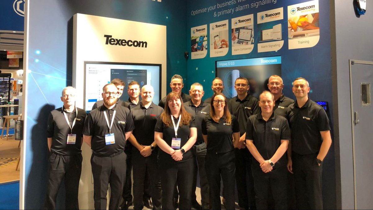 KlaxonSignals's tweet photo. The Texecom team are all set up and ready to welcome you to @SecurityEventUK.  Visit us at stand F10 to experience the latest in Intruder Detection technology for yourself.

#TSE #thesecurityevent #TSE2023 #Texecom #security #intruder #necbirmingham https://t.co/OARjjApXZY