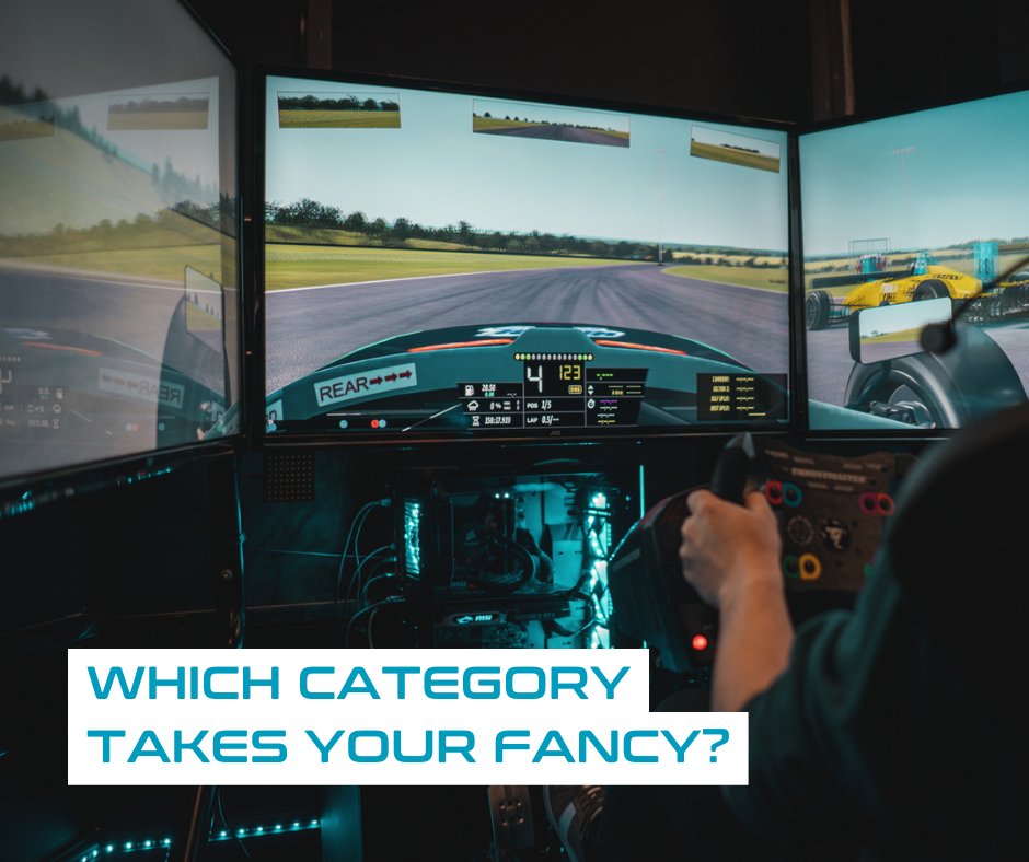 Now that the motorsport season is in full swing, and we've had chance to see 2023's competitors in action across all corners of the globe, what are you feeling most inspired to drive next time you come down to Simply Race? 👀