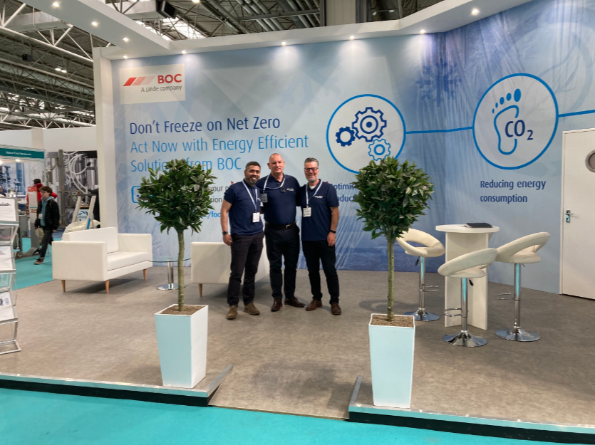 It's day 2 at <a href="/Foodex/">Foodex Manufacturing Solutions</a> and our team are already at stand E119 ready for another busy day. If you're a food producer looking for solutions to improve your productivity and energy efficiency drop by and meet our Food team. #FMS2023 #Food #Drink #Sustainability