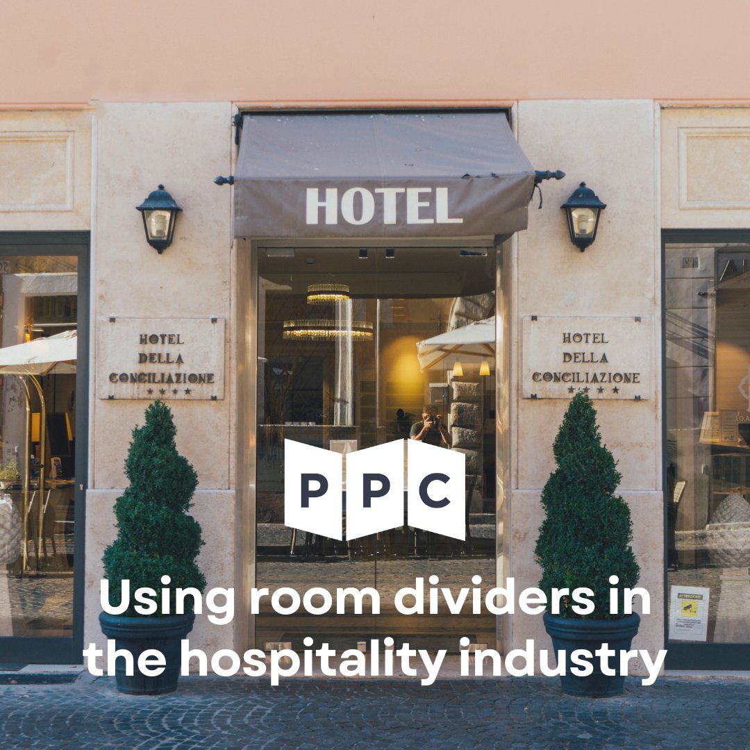 A benefit of #roomdividers in the #hospitality industry is that they can help reduce noise levels to create a more serene atmosphere.

Contact #portablepartitions at 01684 215902 or message us with your bespoke requirements.