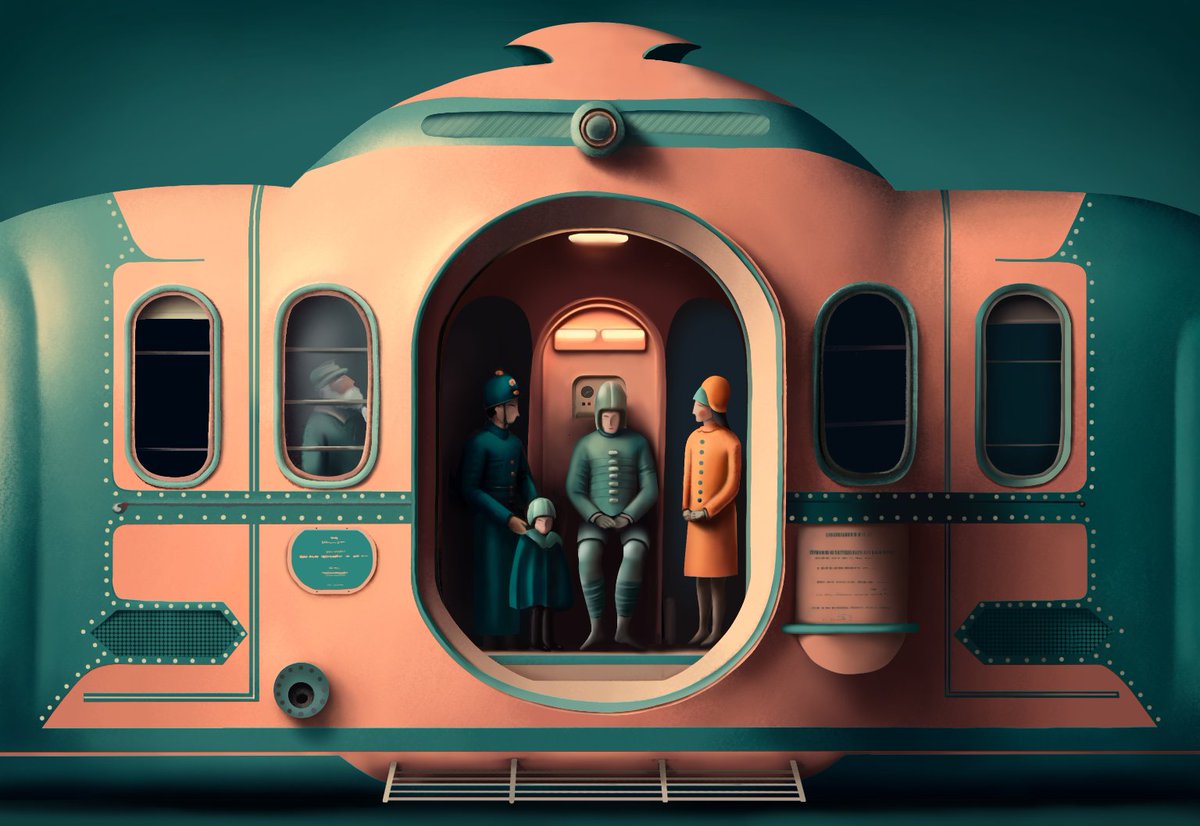 "The Whimsical Wagon of Yesterday's Tomorrow" #NFTCommunity #nftart #nft #future #art 
1/1
0.06 $ETH

Available on OpenSea
opensea.io/assets/ethereu…