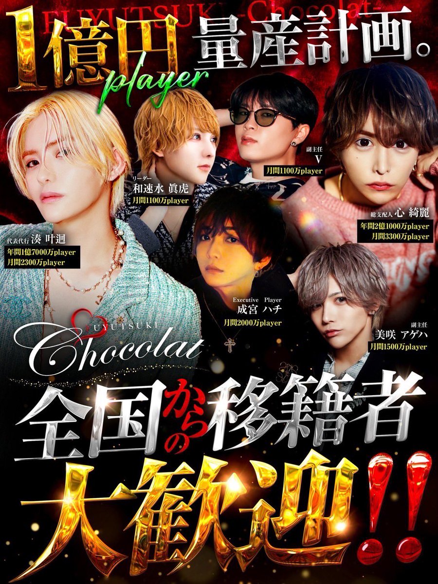 chocolat_fghd's tweet photo. #冬月chocolat では、
一緒に支え合える仲間を募集してます。
・未経験者
・稼ぎたい
・モテたい
キッカケは何も問いません！
私達が全力でサポートします︎✊
本気で人生を変えたい方、是非一度体験入店してみませんか？

興味がある方はDMお願い致します！
＃冬月chocolat  #時代はフユツキ https://t.co/eO8BMAXxJM