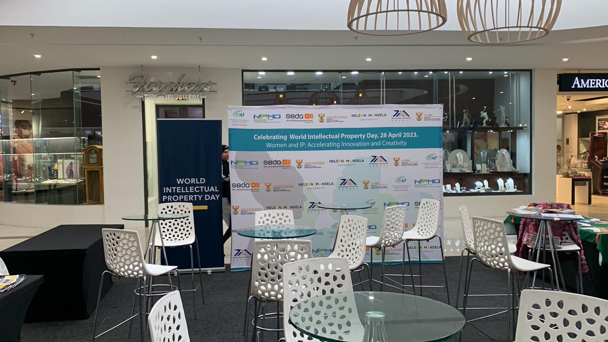 theCIPC's tweet photo. Join us @GreenacresMall in #Gqeberha for the #WIPDRoadshow in celebration of #WorldIPDay tomorrow! Get ready for interactive exhibits, workshops, and more.
@CIPC @DTIC @NIPMO @Seda @DSI @TIA @MandelaUni
#WIPD2023 #WomenAndIP #WorldIPDay https://t.co/E7p0HlJvbq