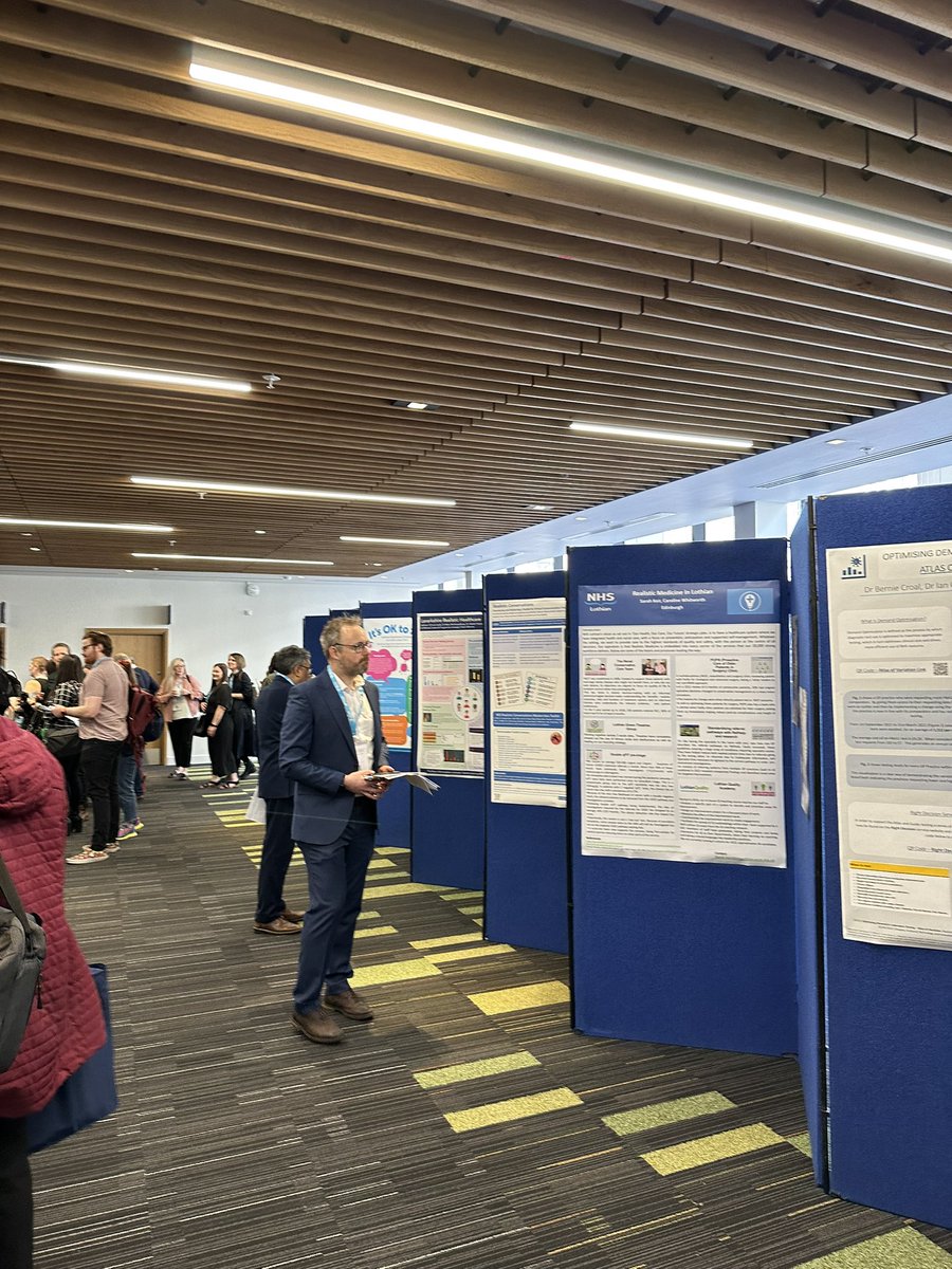 Morning coffee and poster viewing underway. Looking forward to the conference getting started shortly! #RealMed2023