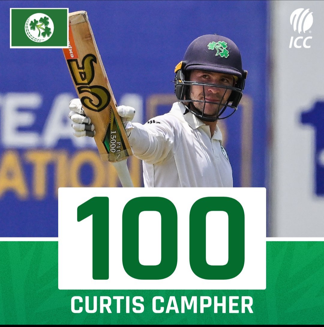 donbradmanacdmy's tweet photo. Sir Don Bradman of the day 🔥🔥🔥

Maiden test hundred for #CurtisCampher well played young man 💯
#SLvsIRE #CurtisCampher https://t.co/HL1b4a8TOa