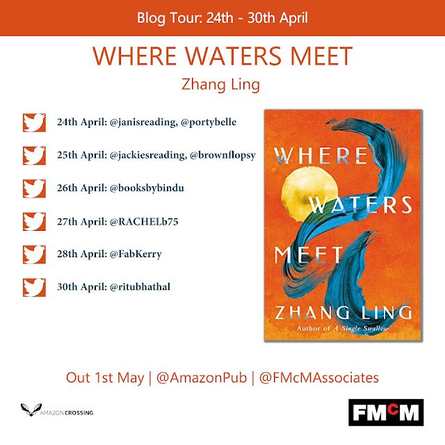 brownflopsy's tweet photo. Welcome to my stop on the @FMcMAssociates #BlogTour for the profoundly moving  #WhereWatersMeet by Zhang Ling @AmazonPub #AmazonCrossing  

Told across decades and continents, Zhang Ling’s exquisite novel is a tale of extraordinary courage and survival.

https://t.co/gKAOIhu7wg https://t.co/J5IOJXaOrT