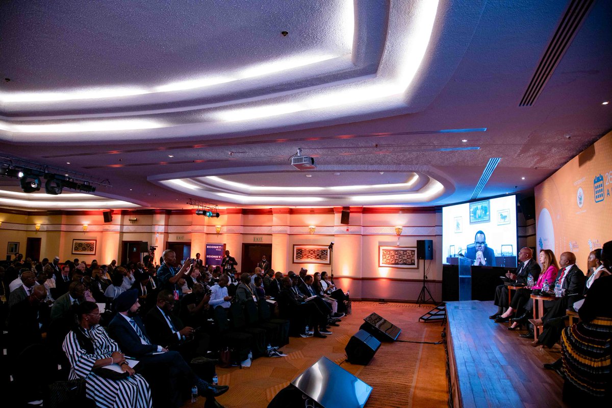 UNICEFZIMBABWE's tweet photo. We are at the Transform Africa Summit #TAS2023. In order to build resilient digital ecosystems in Africa through sustainable investments, @fayaz_king speaks on the need for a strong foundation for the pillars of Access, Connectivity, Devices, Affordability. #DigitalTransformation https://t.co/1EGY9HI7cL