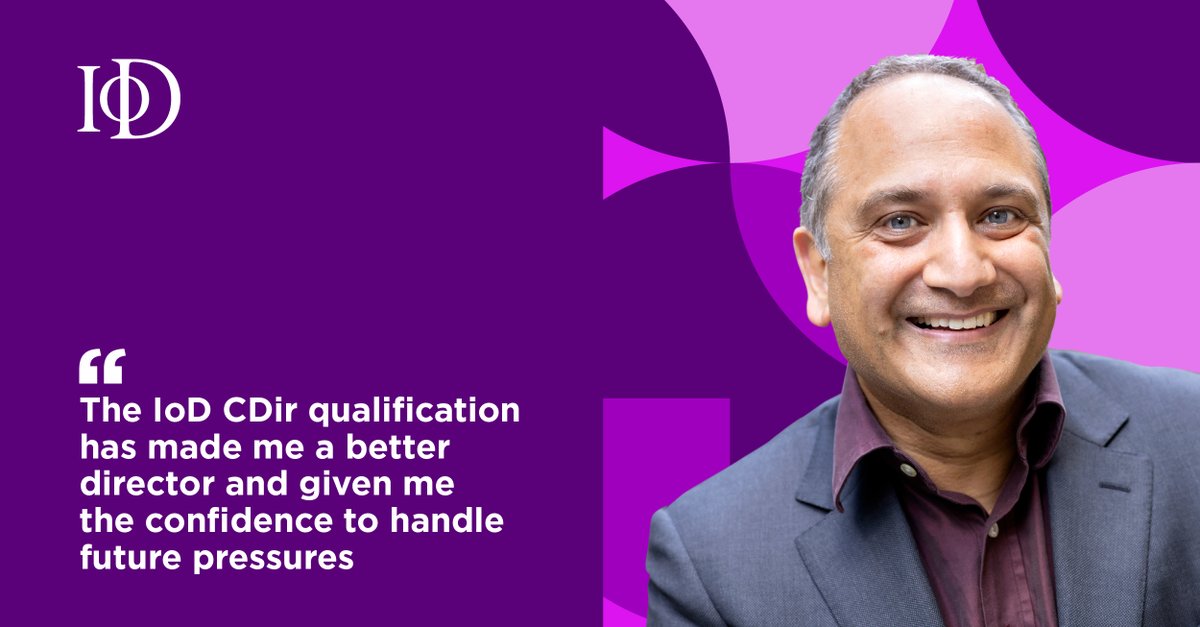 <a href="/The_IoD/">IoD</a>’s gold-standard Chartered Director Programme can equip you with the skills you need to make boardroom decisions confidently and competently. 📢

➡️Find out more about our Chartered Director Programme here: iod.com/professional-d…

#Directors #ProfessionalDevelopment