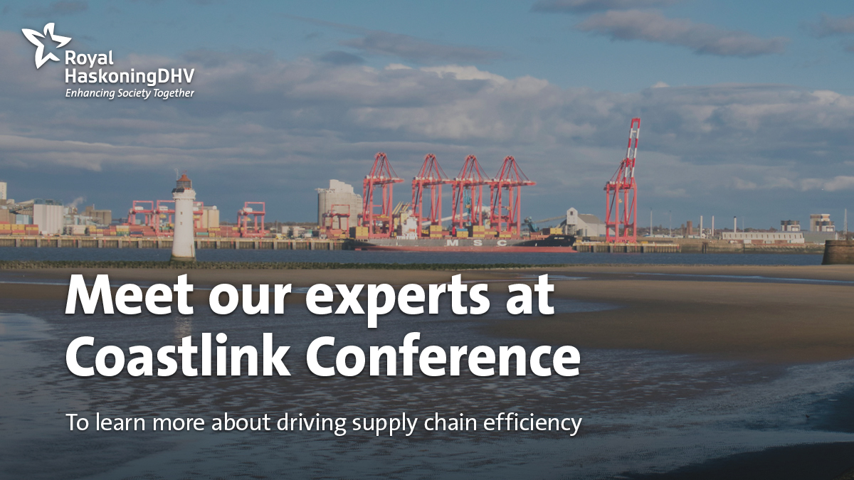 haskoning's tweet photo. What technologies can ports use to improve supply chain efficiency?
Find out from our expert Richard Willis on 4th May at Coastlink Conference: https://t.co/thR435srcc
#Coastlink #DigitalSupplyChains #PortDigitalisation https://t.co/8LTnr6X0Si