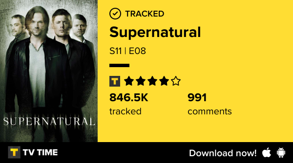 Andry31992's tweet photo. I've just watched episode S11 | E08 of Supernatural! #Supernatural  https://t.co/96slYswdYg #tvtime https://t.co/Fz6PM1OBId