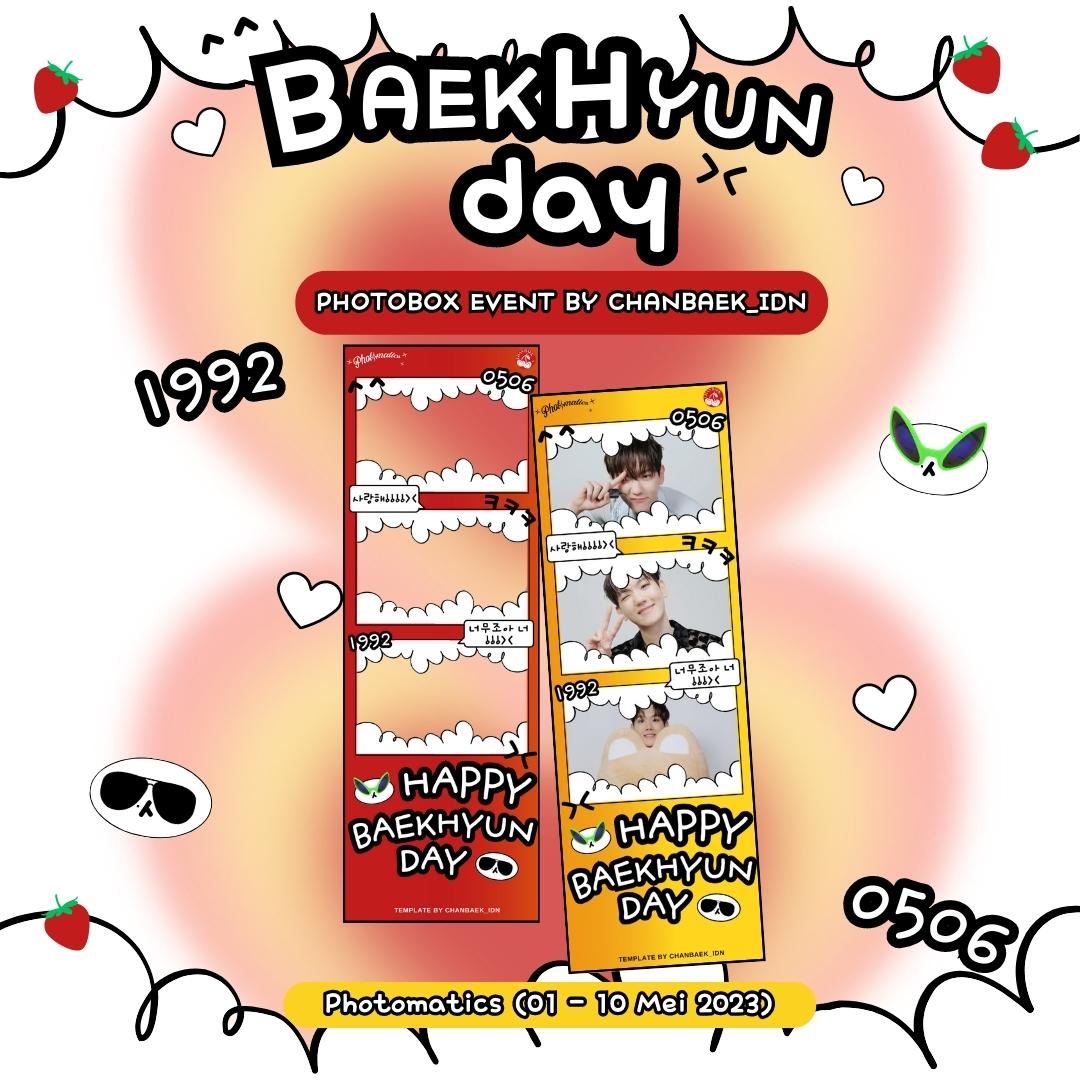 chanbaek_idn's tweet photo. Happy BAEKHYUN Day! @B_hundred_Hyun

Photomatics photobooth for #BAEKHYUN’s Birthday event by @chanbaek_idn 🥳

📅 : 1-10 Mei ‘23
📍 : @photomatics booth (slide 2)

Snap &amp; tag us ❤️

#HappyBAEKHYUNDay #백현 #BAEKHYUN #엑소 #EXO https://t.co/kjlT0ggk10