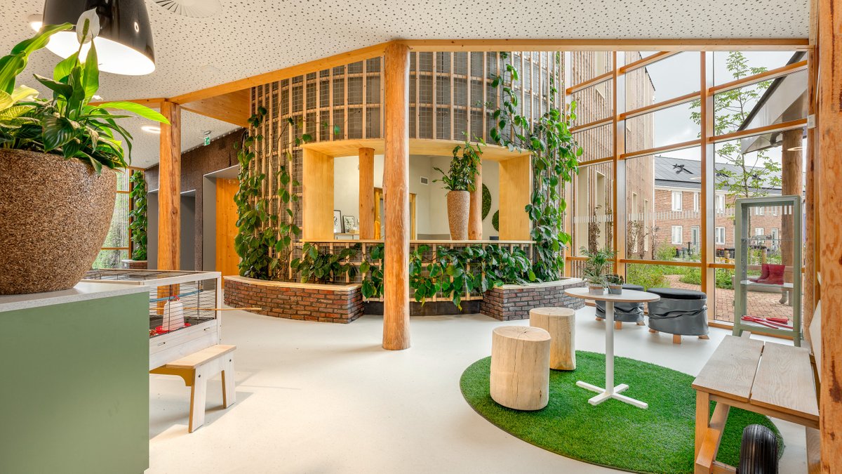 and the winner 🏆 of the 1st edition of the European Category of the Stephen R. Kellert Biophilic Design Award is  
🌿 De Verwondering - Almere, Netherlands, ORGA Architect
Congratulations 👏 As the European winner, you're also a finalist for the Global Award <a href="/Living_Future/">Living Future</a> 2023