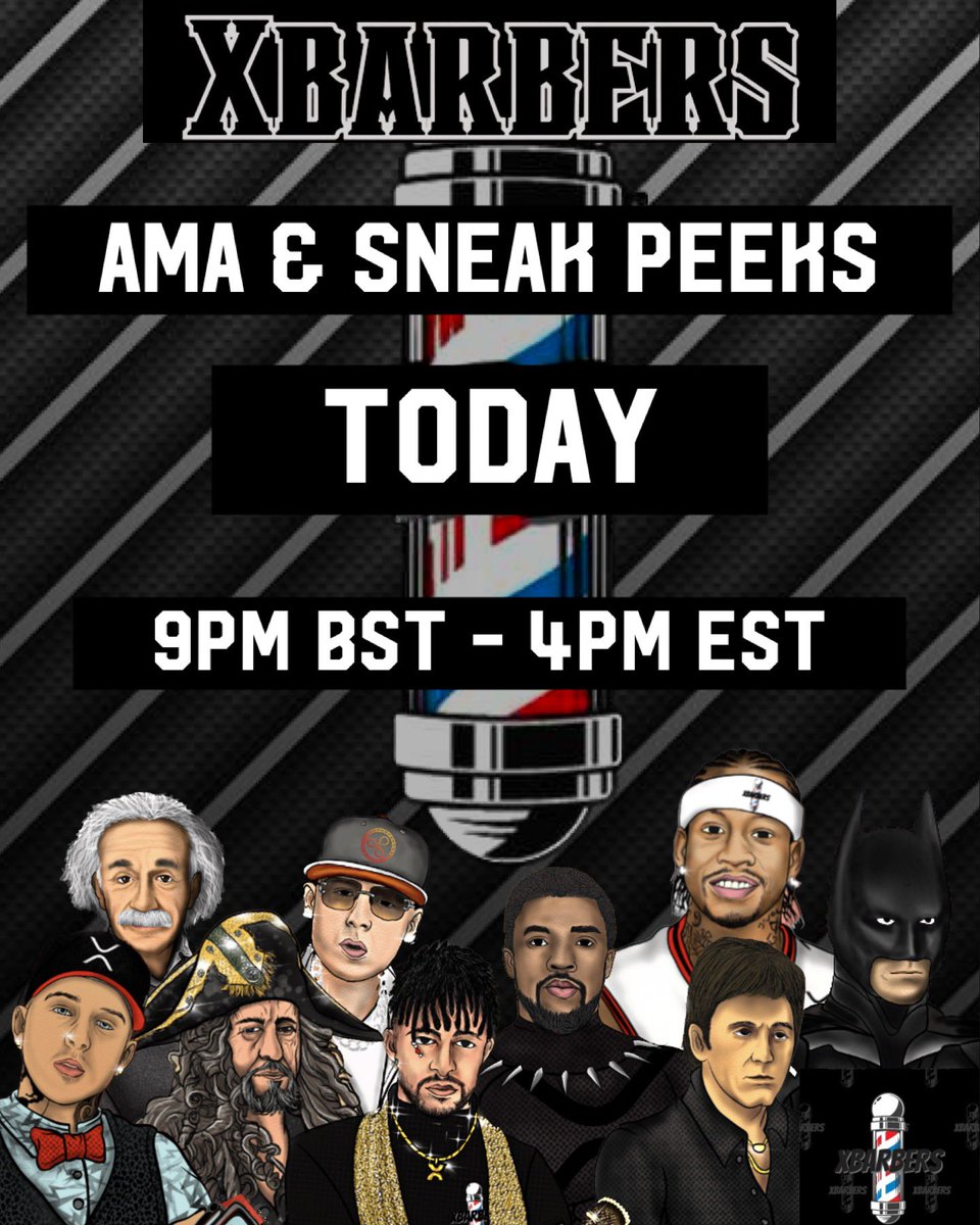💈Goooood Morning from Xbarbers💈

We hope you have a beautifully blessed day 🙏🏻

Pop by the #barbershop later for Our 

🔥monthly updates 🔥

🙈Sneak Peeks 🙈

⚔️ Rumbles ⚔️

discord.gg/eZcKWYZKCe

⏰ 9pm BST - 4pm EST ⏰