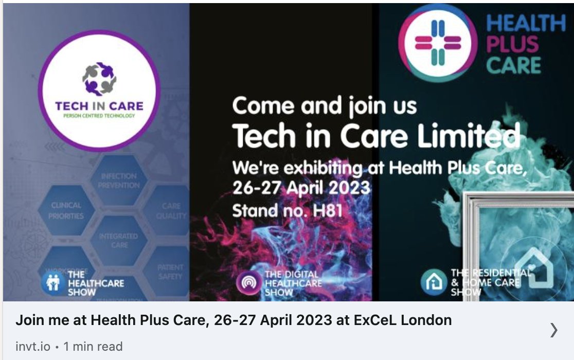 Tech_in_Care's tweet photo. Today's the Day!!!
Team Tech in Care travelling to Excel to set up for #HPC23 @CloserStill1
If you want to learn how we can make a difference - come and say "Hi"
We don't bite! https://t.co/lOE4lRV78o