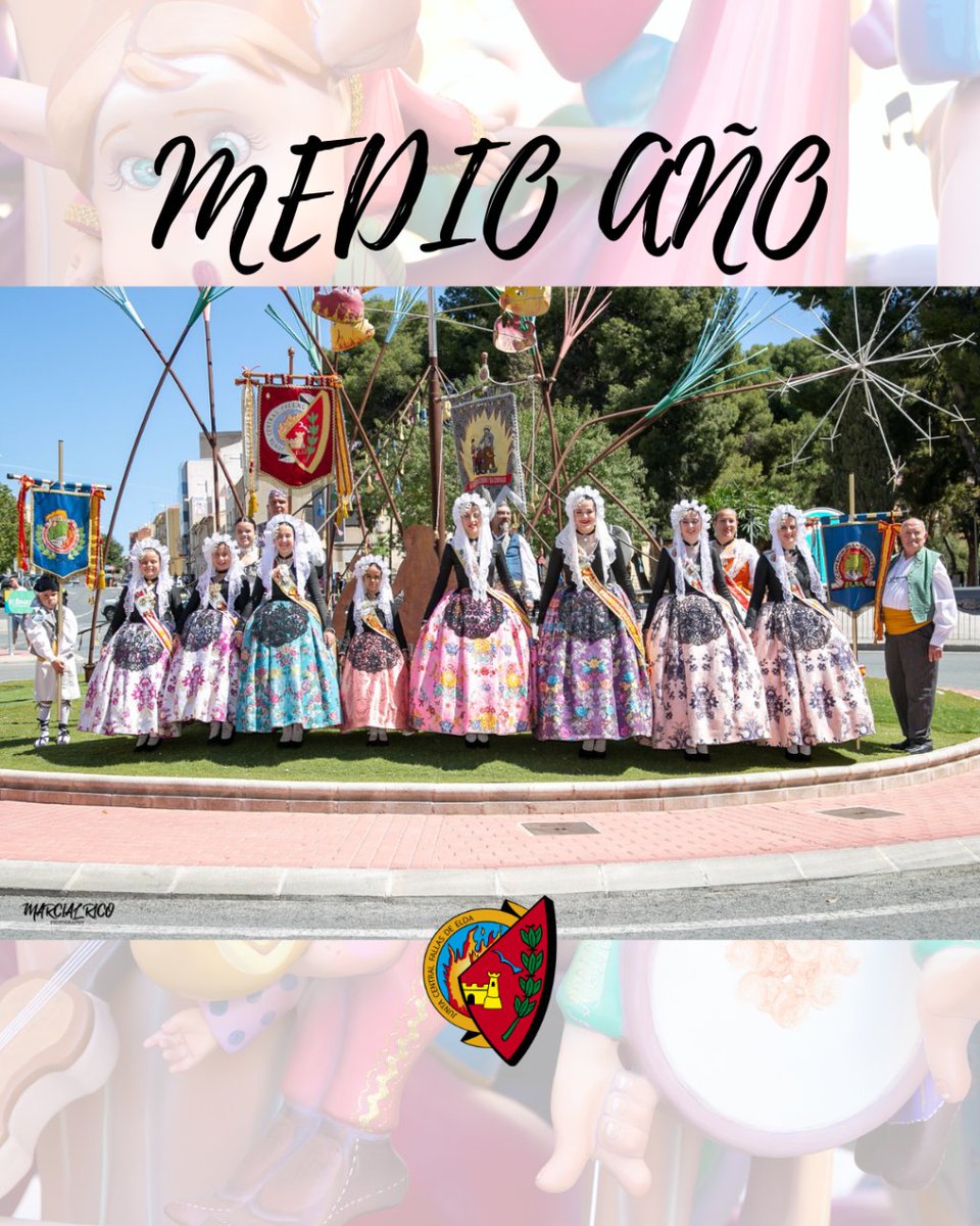 JCFallas_Elda's tweet photo. 🔥 COMISIONES FALLERAS
Quienes mejor para poner luz y color en la Media Fiesta. Comisiones Falleras Eldenses, con sus cargos de Honor y ataviados con sus mejores galas para la ocasión.
📷 Marcial Rico
#fallaselda #madeinelda #patrimoniodelahumanidad #falleras #medioañofallero https://t.co/xiBotj2FI8