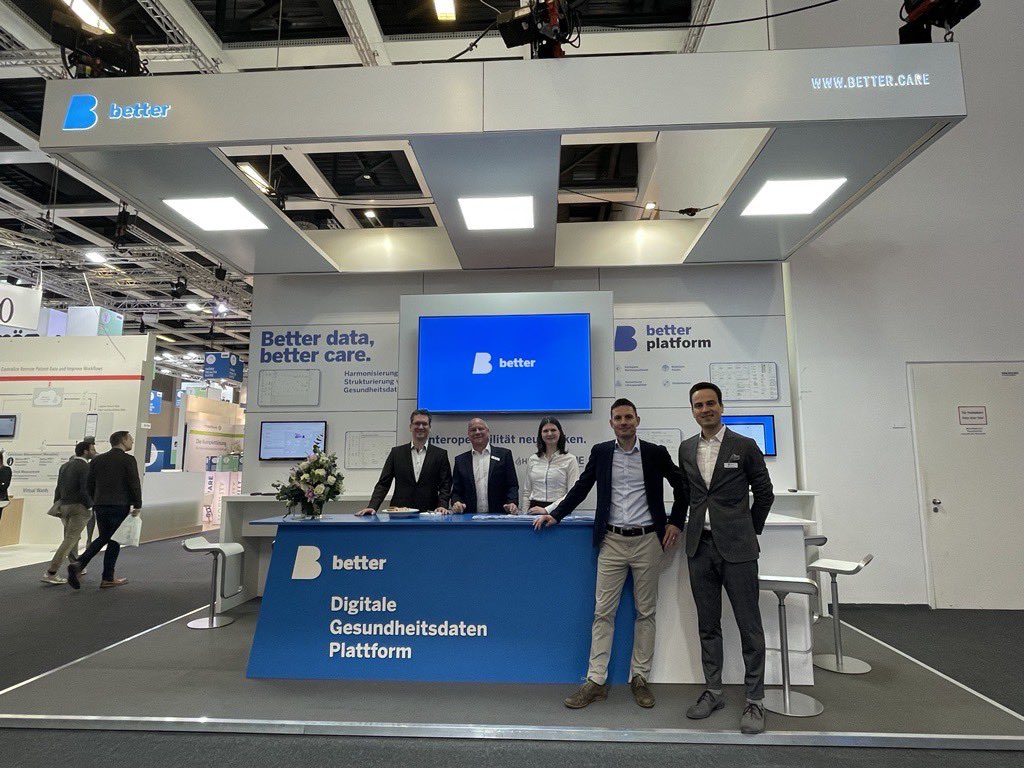 The <a href="/Better_GmbH/">Better Deutschland</a> stand is looking good.  Hall 4.2 Booth D-103 #DMEA