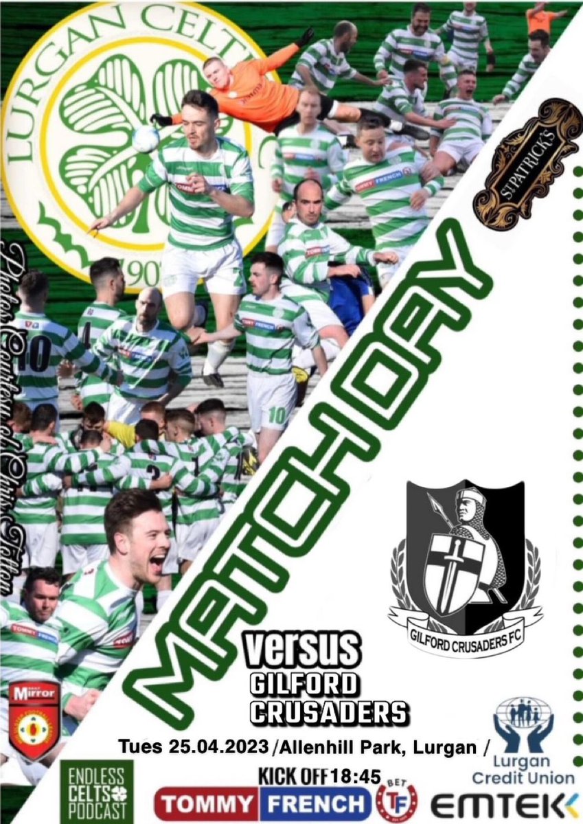 LurganCeltic's tweet photo. 🟢⚪️ MATCHDAY🟢⚪️

Tonight our first team return to league action against Gilford Crusaders

🆚 Gilford Crusaders
🏆MUFL
⌚ 23.04.2023 @ 18:45
🏟️ Allenhill Park, Lurgan

Thanks to Chris Totton for the photos.

#weehoops #lurganceltic #celtic #mufl https://t.co/Y5W1JmPBfm