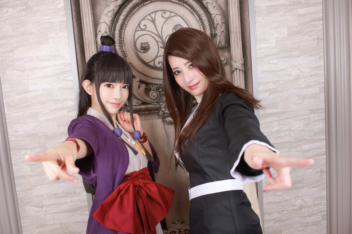 コスプレ/cosplay 逆転裁判 綾里千尋＆綾里真宵 Ace Attorney Mia Fey
