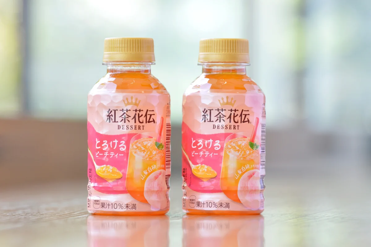 “ご褒美感のある紅茶”を作りたいという思いから「紅茶花伝 デザート とろけるピーチティー」誕生