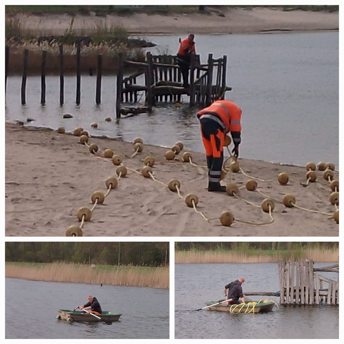 Laat de zomer maar komen! De ballenlijnen zijn weer geplaatst bij de Wellerwaard en het Schokkerstrand. Dit met inzet van onze eigen ‘Titanic’. Na het zwemseizoen worden de ballenlijnen weer weggehaald om ze te reinigen bij Concern voor Werk.
<a href="/GemeenteNOP/">Noordoostpolder</a>