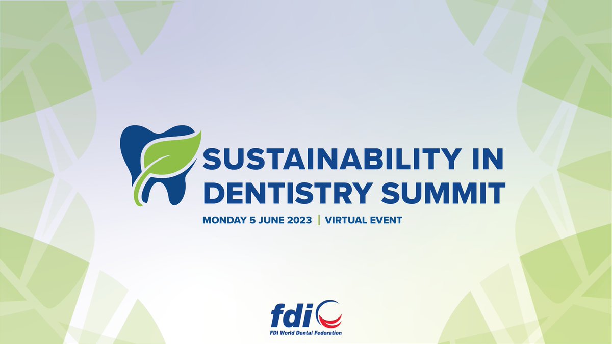 Registration is still open for the FDI #SustainabilityInDentistry Summit!
On 5 June 2023, experts will discuss sustainability and the future of #GreenDentistry. Don’t miss out, be sure to register now ⤵️
pagemedical.eventsair.com/fdi23/fdi-dp