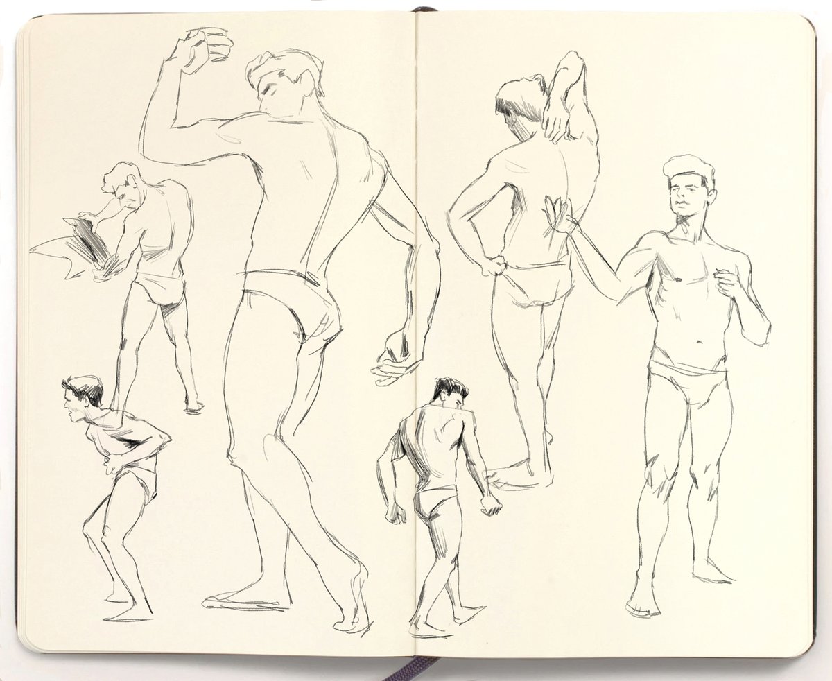 And short poses, they both feed of eachother. Quick studies help you understand the energy, long studies make you understand the light/shadow/anatomy better.