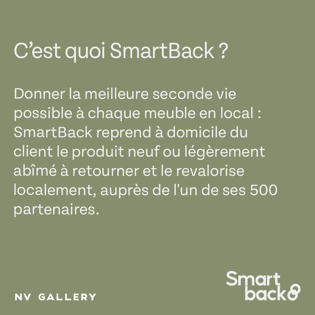 nv_gallery's tweet photo. NV GALLERY x SMARTBACK ♻️ Chez NV GALLERY nous faisons le choix de favoriser l’économie circulaire et locale. Pour cela, nous travaillons avec notre partenaire Smartback. Pour en savoir plus rdv : https://t.co/UtwvdasxKZ https://t.co/2gG0T4SyiG