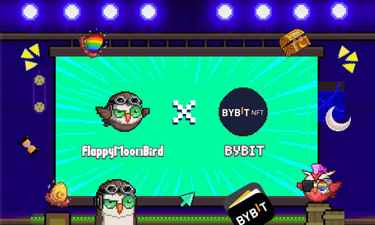 Bybit_NFT's tweet photo. 👏 Congratulation on our wallet integration with
@flappymoonbird

😃 Bybit Wallet users will be able to connect with Flappy Moonbird by using Bybit Wallet 

😍 Join our 30 WLs Raffle FlappyMoonbird X Bybit campaign   

📷https://t.co/PmeVwTCCrS https://t.co/PsoGopabSs
