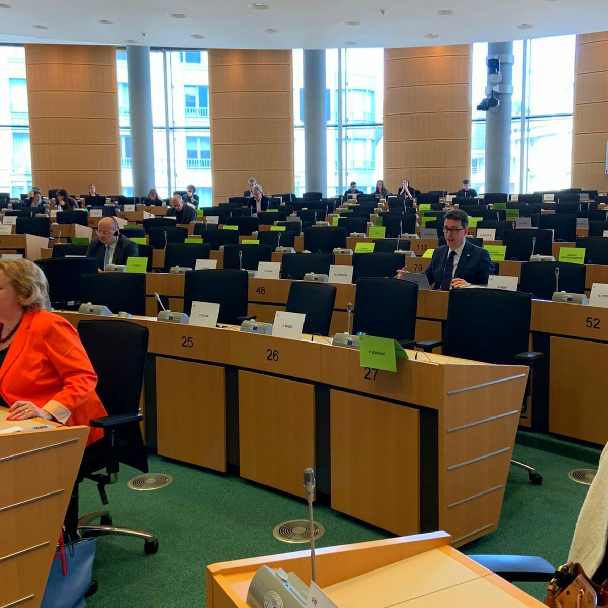 Fruitful discussion today in the ITRE committee on the #CyberResilienceAct. #Cyber threats are a new avenue for third countries to impact our security. 
We need to strengthen our legal framework, reinforce our resilience, create a culture of #cybersecurity, and invest in…