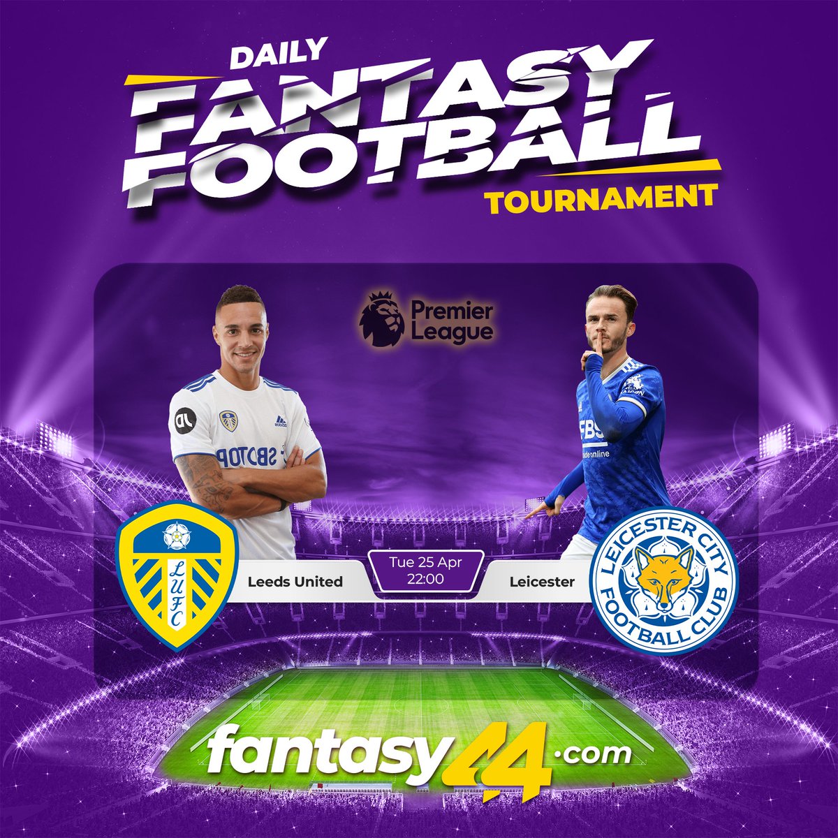 Fantasy44Ke's tweet photo. 🚨Tuesday FPL Tournament 🚨
🔥Leeds 🆚 Leicester🔥
Play & WIN up to KES. 10,000 on our Daily Top20 Fantasy Football Tournament! 🤑
🗣️ENTRY NI FREE! 😜
Join Tournament Here ➡️ https://t.co/IdlzduR8Jv
#fpl #fpltournaments #fantasy44 https://t.co/3uvvyxphVl