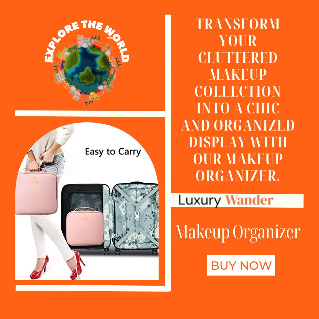 Make your mornings easier by investing in an efficient and stylish makeup organizer today!

Buy now: amzn.to/3Y5tWMH

Now available on Luxury wander: luxurywander.com/the-insiders-g…

#makeuporganizer #beautyorganization #organizedbeauty #beautystorage #luxurywander #travelpartne