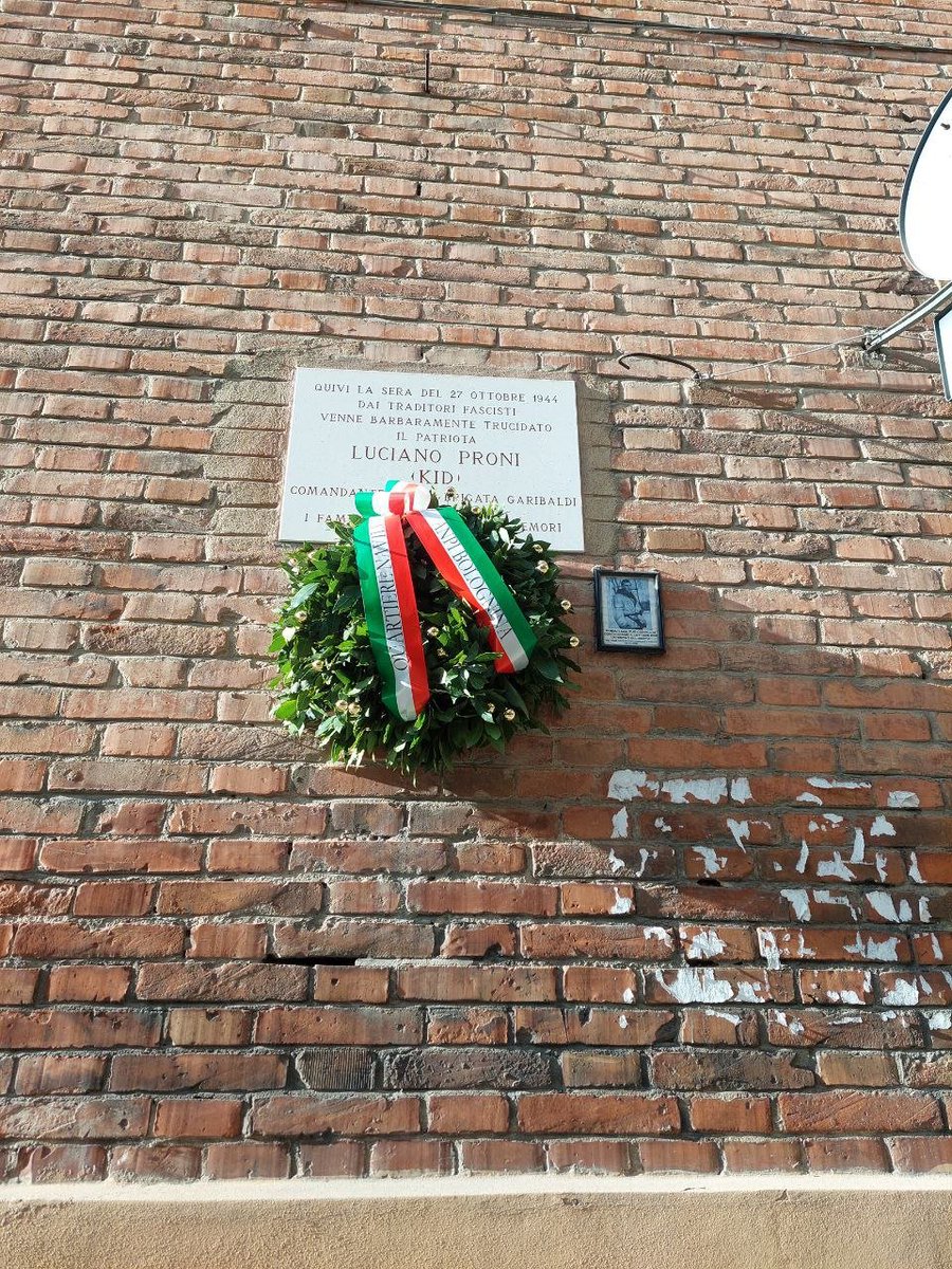 Today, Italy celebrates the liberation from naziFASCIST occupation. Liberation would not have been possible without the partisan fight. These are some of the shrines to partisans in my neighborhood. In honor of those true patriots, I want to tell their stories...#Buon25Aprile