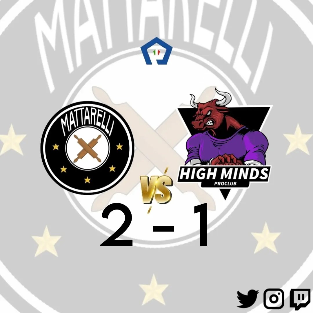 I Mattarelli (@imattarellioff) on Twitter photo 🟤FULL TIME⚫️
I Mattarelli 🆚️ High Minds
✅️ 2 - 1
Prestazione superlativa dei nostri ragazzi, che dopo essere andati in svantaggio compiono una rimonta con un Eurogol di Zenyx al 92' !!
Avanti così, Mattarelli 🟤⚫️
<a href="/HM_ProClub/">High Minds Pro Club</a> @LIPC_network
#proclubs #proleagueitalia 🟤FULL TIME⚫️
I Mattarelli 🆚️ High Minds
✅️ 2 - 1
Prestazione superlativa dei nostri ragazzi, che dopo essere andati in svantaggio compiono una rimonta con un Eurogol di Zenyx al 92' !!
Avanti così, Mattarelli 🟤⚫️
<a href="/HM_ProClub/">High Minds Pro Club</a> @LIPC_network
#proclubs #proleagueitalia