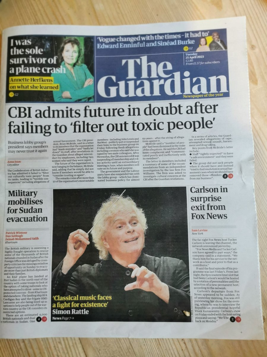 It's not only @CBItweets that has
'failed to filter out toxic people' The NHS has its fair share too. Otherwise where does the toxic culture come from? Asking @peter__duffy @KarenRai0712 @AndrewWardley @drcmday @RKanaesthetics @JasnaMacanovic and many less well-known.