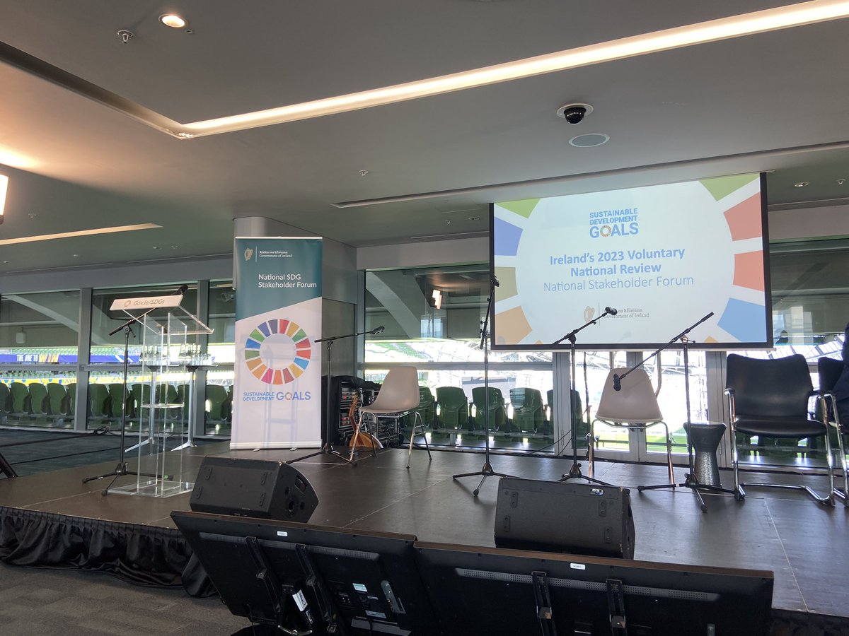 We are attending the National SDG Stakeholder Forum today. Looking forward to discussions on Ireland’s second Voluntary National Review on progress towards achieving the Sustainable Development Goals. #SDGsIRL