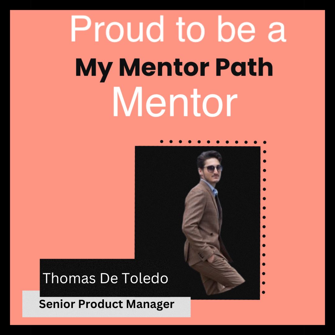 📢 Mentor alert! 🚀 Meet Thomas De Toledo, Senior Product Manager with a passion for tech. Learn from him on transitioning to a PM role, building a start-up, and balancing tech skills. Join the community at <a href="/mymentorpath/">My Mentor Path</a>! #productmanagement #startup #prodmgmt