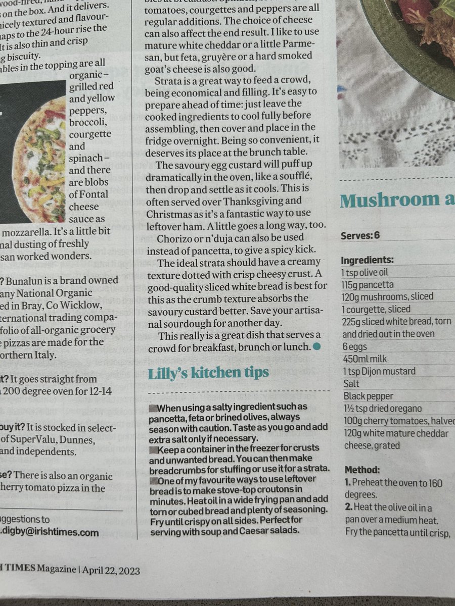 We love these bread tips by @LillyHiggins from last weekend's @IrishTimesMag! For more easy bread tips check out our recent blog 🍞 stopfoodwaste.ie/shopping-and-s…