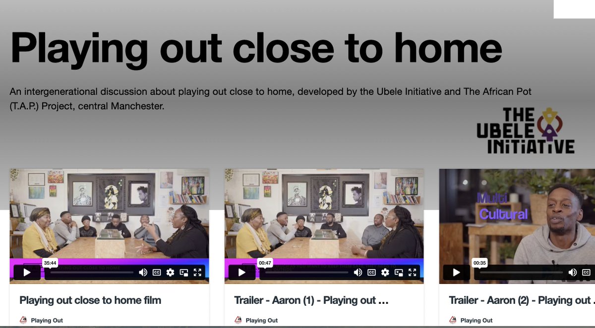 All week we'll be posting clips from the film 'Playing Out Close to Home' - a deep intergenerational discussion in Manchester, talking about the barriers, benefits and issues around children #playingout. See all here! vimeo.com/showcase/10260…