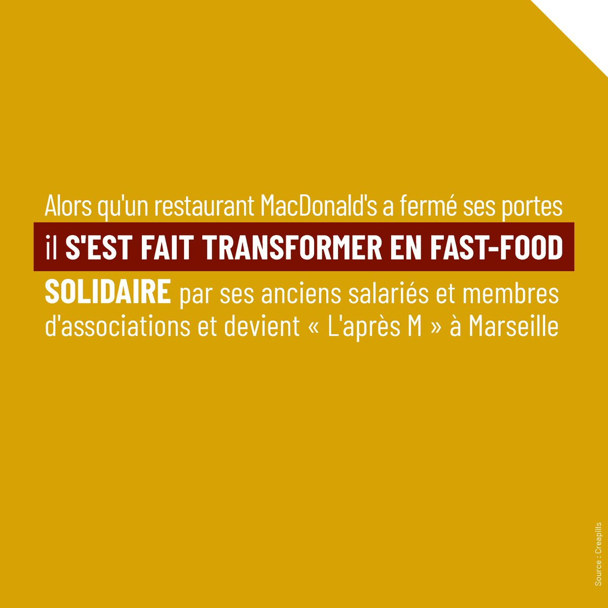BONNE PRATIQUE I
Créer un fast food #solidaire