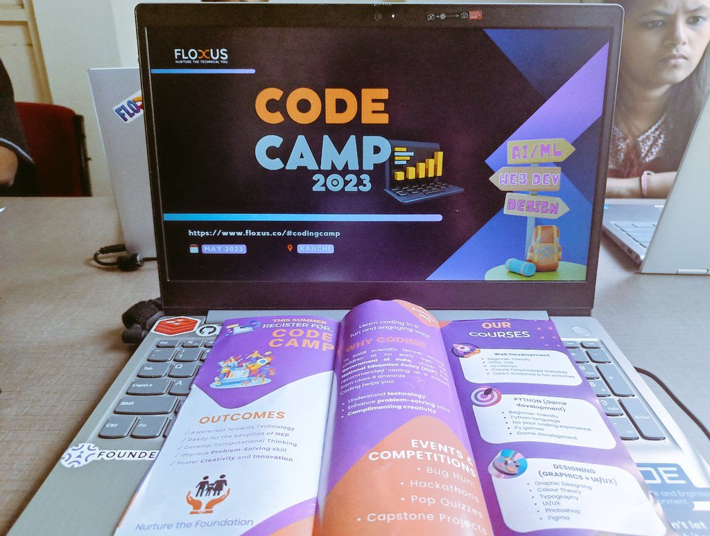 floxus_official's tweet photo. Our Three-fold brochure is here ๐คฉ
Comment below with a "โค๏ธ" if you found the design attractive!
๐ One lucky winner might receive 100% scholarship for our upcoming Summer CODE CAMP ๐๏ธ organized in Ranchi from 20th May ๐ฅ
https://t.co/y0t0lHT4zF
#CodeCampJH #UpskillJhakhand https://t.co/iuCuHRqELA
