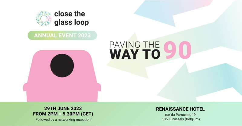 FeveEU's tweet photo. 📢 Join us in Brussels on June 29 for @theglassloop’s Annual Event, #PavingTheWayTo90!
Register for:
🇪🇺 Policymaker perspectives on the EU #PPWR
♻ Best practices from national recycling experts
🎯 A progress update on our 90% collection for recycling rate goal
Event page: