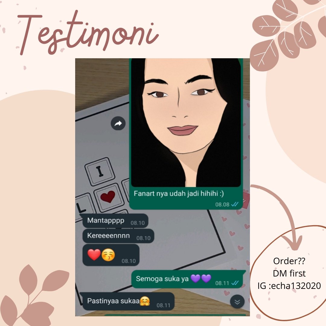 echa_design's tweet photo. ❤️ Testimoni ❤️ let's make cute illustrations like this ✨ DM to order 🥰 yuk buat ilustrasi lucu kayak gini, bisa langsung DM buat order ✨#gambardigital #ilustrasi #ilustration #digitalart #wts #art #fanart #birthdaygift #giftidea #gambar https://t.co/ddP8juSf54