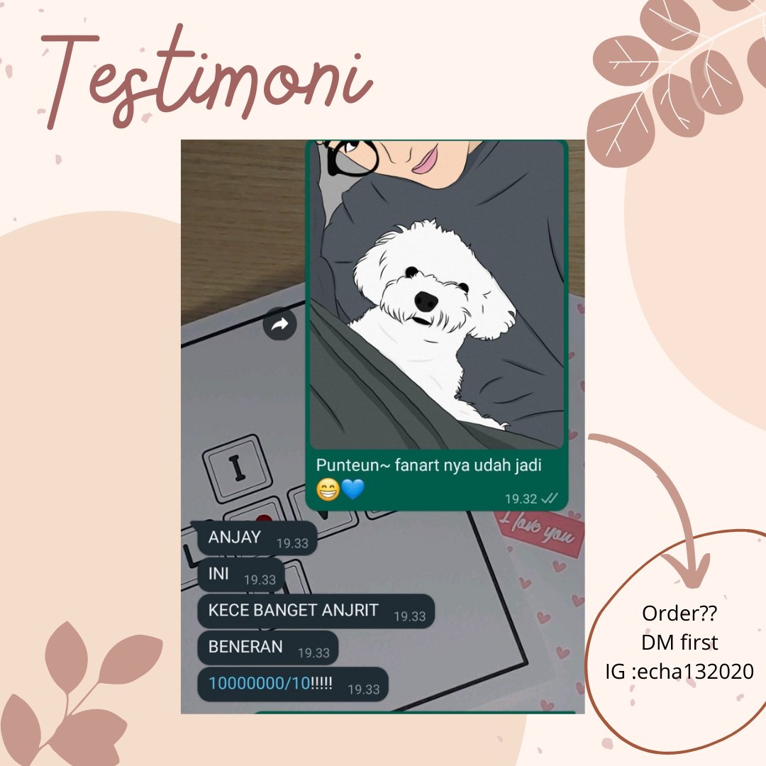echa_design's tweet photo. ❤️ Testimoni ❤️ let's make cute illustrations like this ✨ DM to order 🥰 yuk buat ilustrasi lucu kayak gini, bisa langsung DM buat order ✨#gambardigital #ilustrasi #ilustration #digitalart #wts #art #fanart #birthdaygift #giftidea #gambar https://t.co/ddP8juSf54