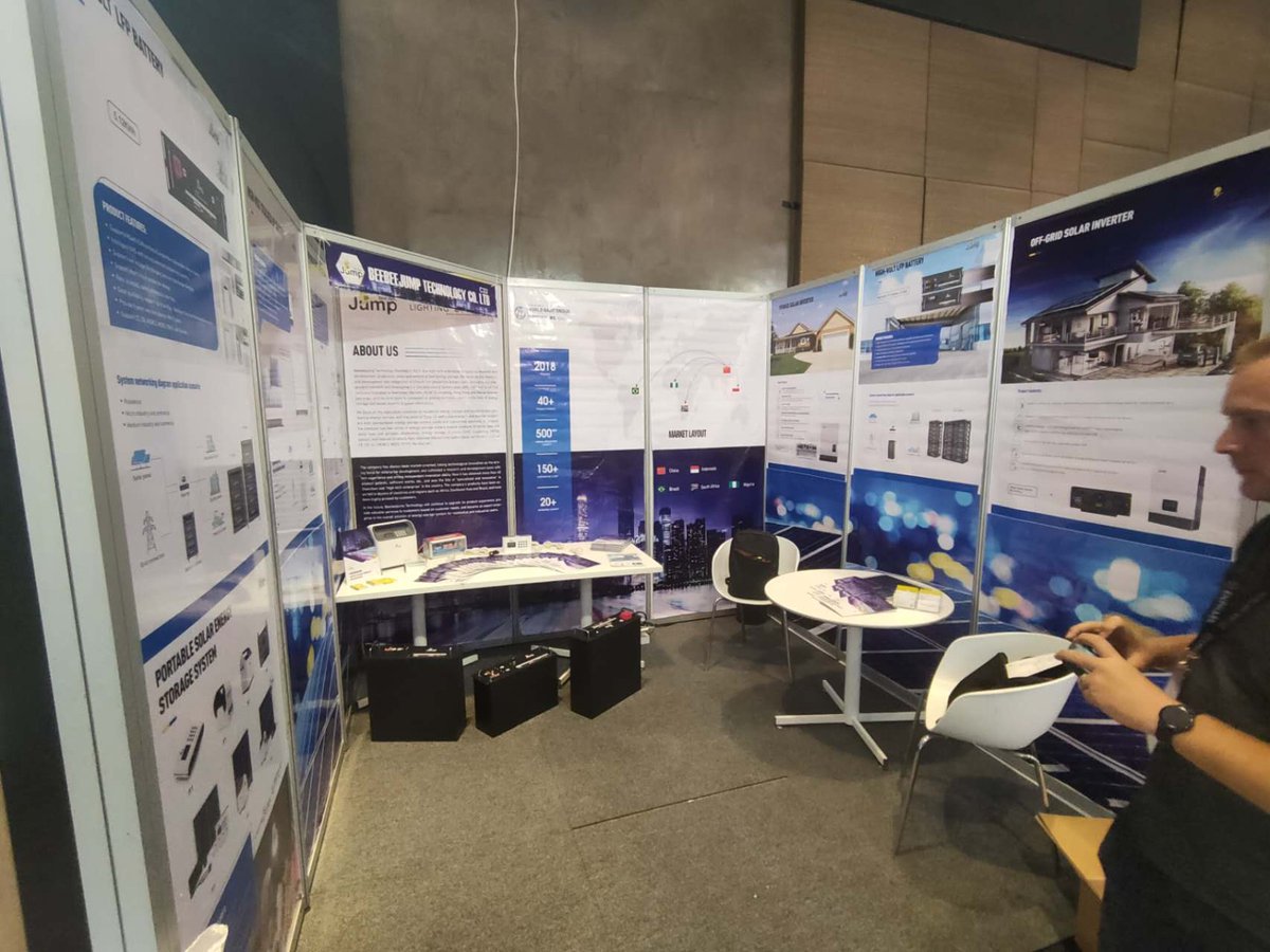 beebeejump's tweet photo. And we're LIVE at #thesolarshow #TheFutureEnergyShow from Sandton Convention Centre, Johannesburg, South Africa.
Please find time to visit us at Stand C22 if you are around.
We're waiting to receive you.
#beebeejump #exhibition https://t.co/ylkhr0zyPO