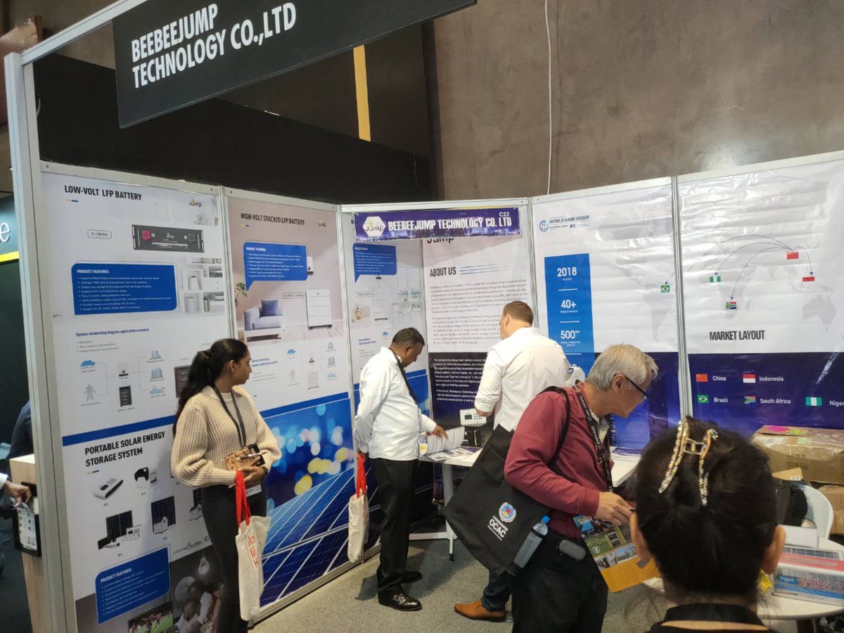 beebeejump's tweet photo. And we're LIVE at #thesolarshow #TheFutureEnergyShow from Sandton Convention Centre, Johannesburg, South Africa.
Please find time to visit us at Stand C22 if you are around.
We're waiting to receive you.
#beebeejump #exhibition https://t.co/ylkhr0zyPO