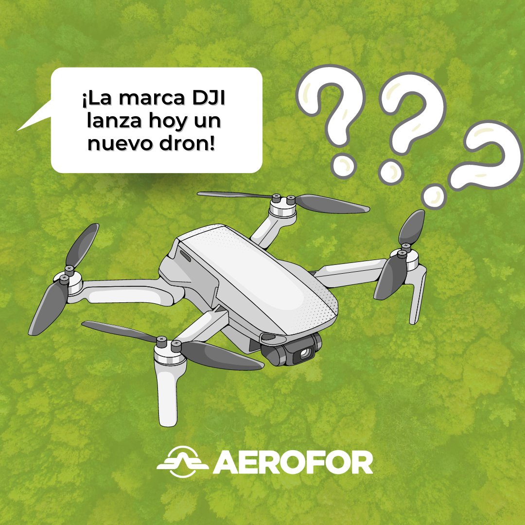 AEROFORDRON's tweet photo. ¡La marca DJI GLOBAL, una de las más potentes en tecnología de drones, ¡LANZA HOY UN NUEVO MODELO!🔥

¿Imaginas cuál puede ser?
🕑¡Hoy a las 15:00H! https://t.co/N1Vq2obvxA